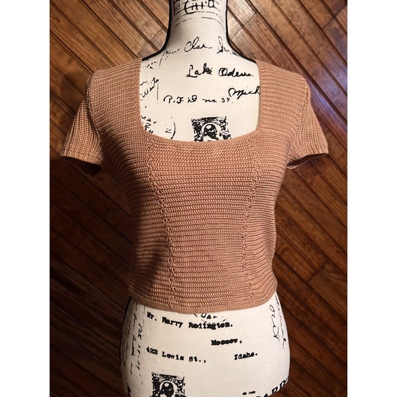 Worsted knit‎ top - Picture 2 of 4